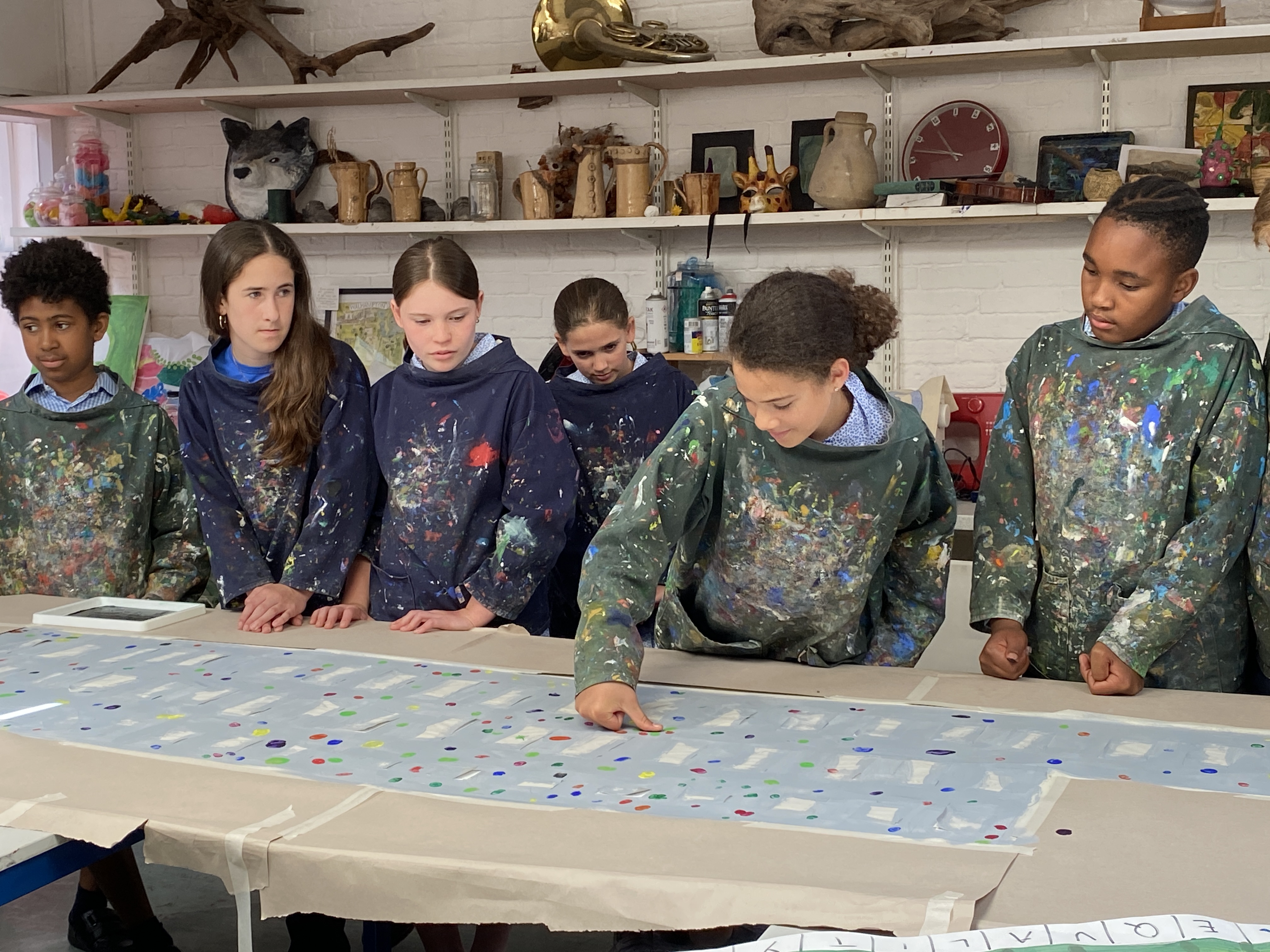 Pop Group Mural Work