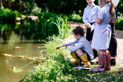 Fishing in the lakes